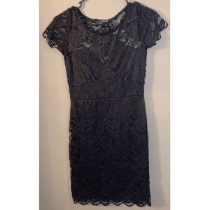 NWOT Small black lace dress